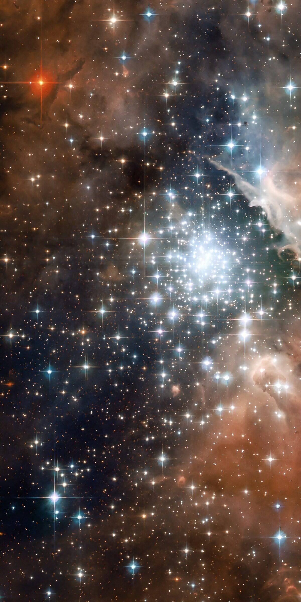TPES11698: Cúmulo azul entre nubes de cobre