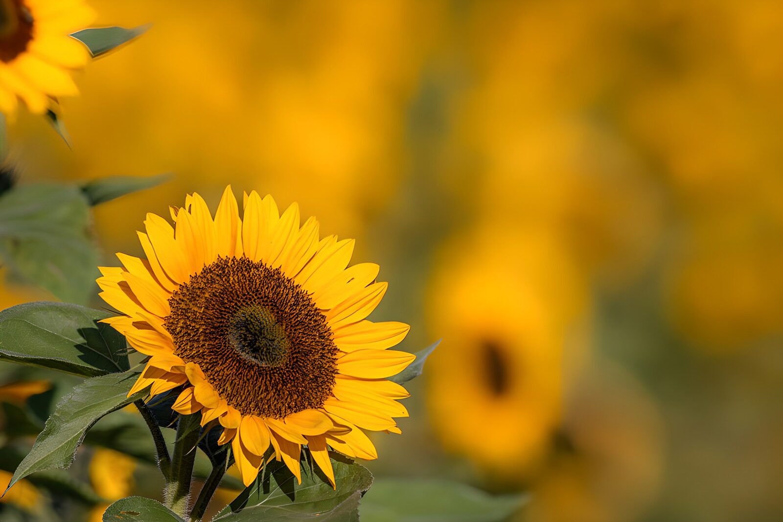TPES49814: Girasol con el verano en los pétalos