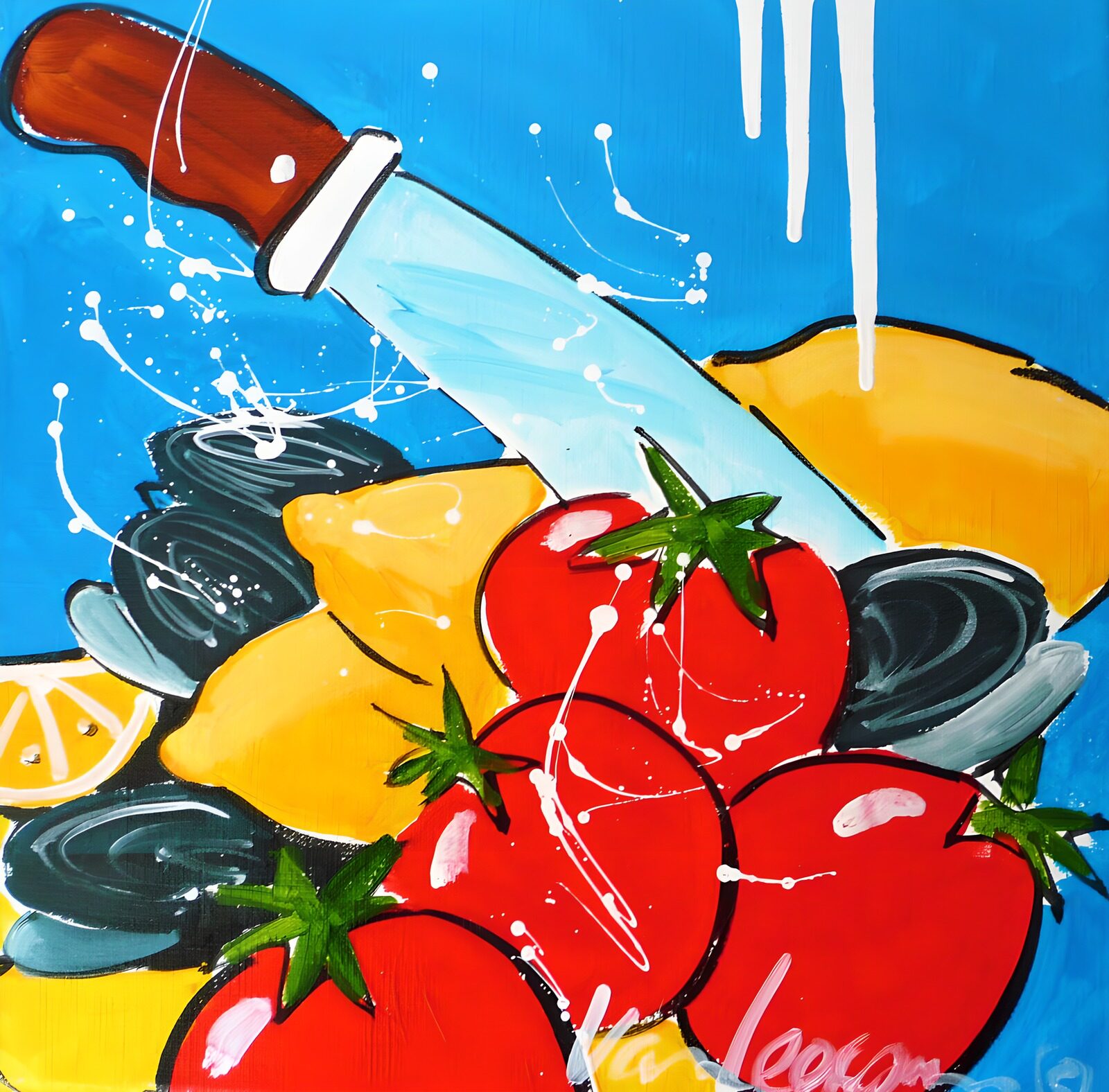 TPES17218: Tomates y limones a todo color