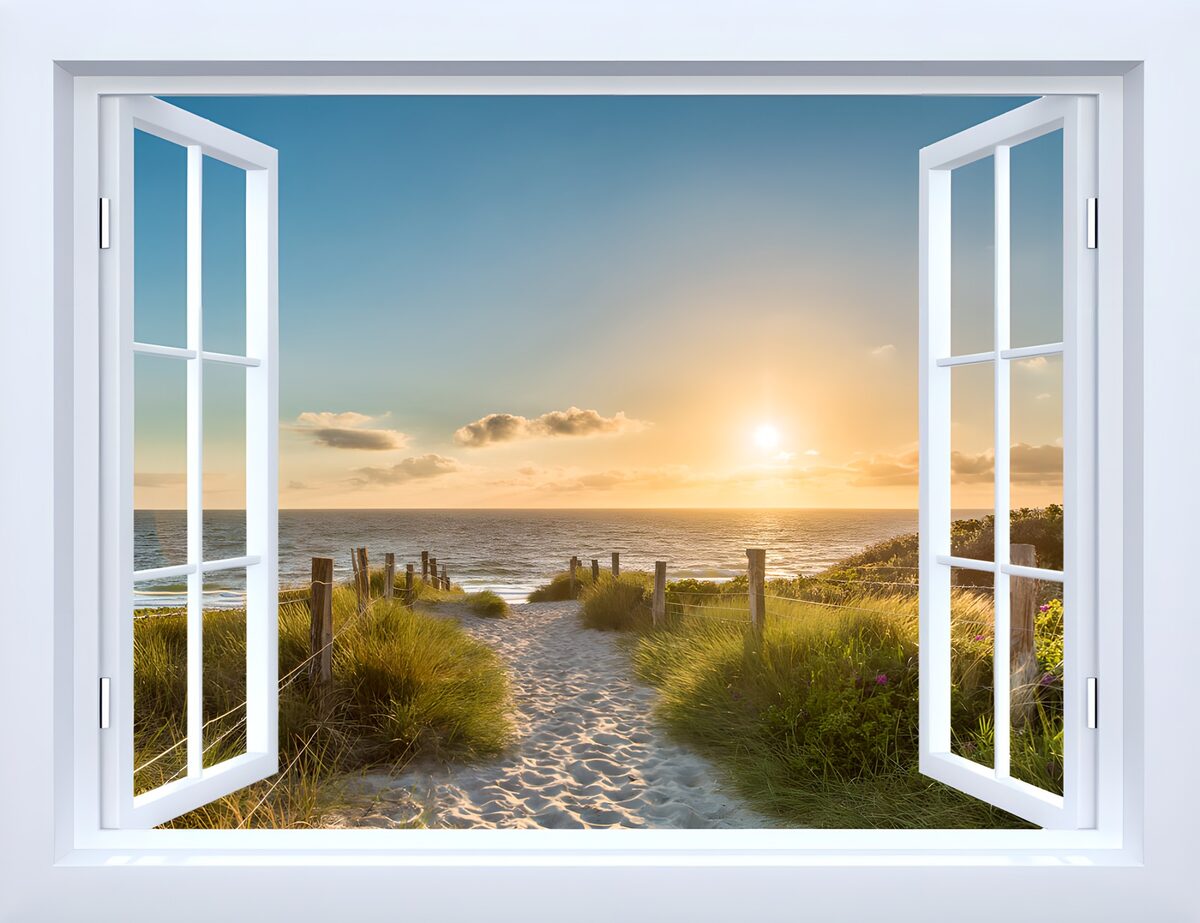 Ventana abierta a la playa