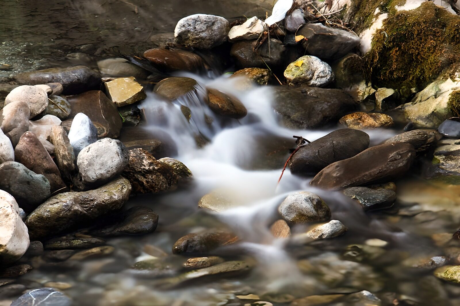 TPES68453: Arroyo entre rocas, agua sin prisa