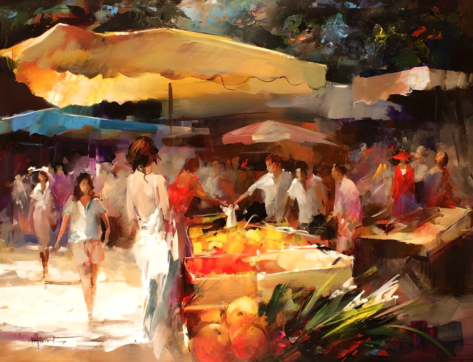 TPES16311: Mercado al aire libre en pleno verano