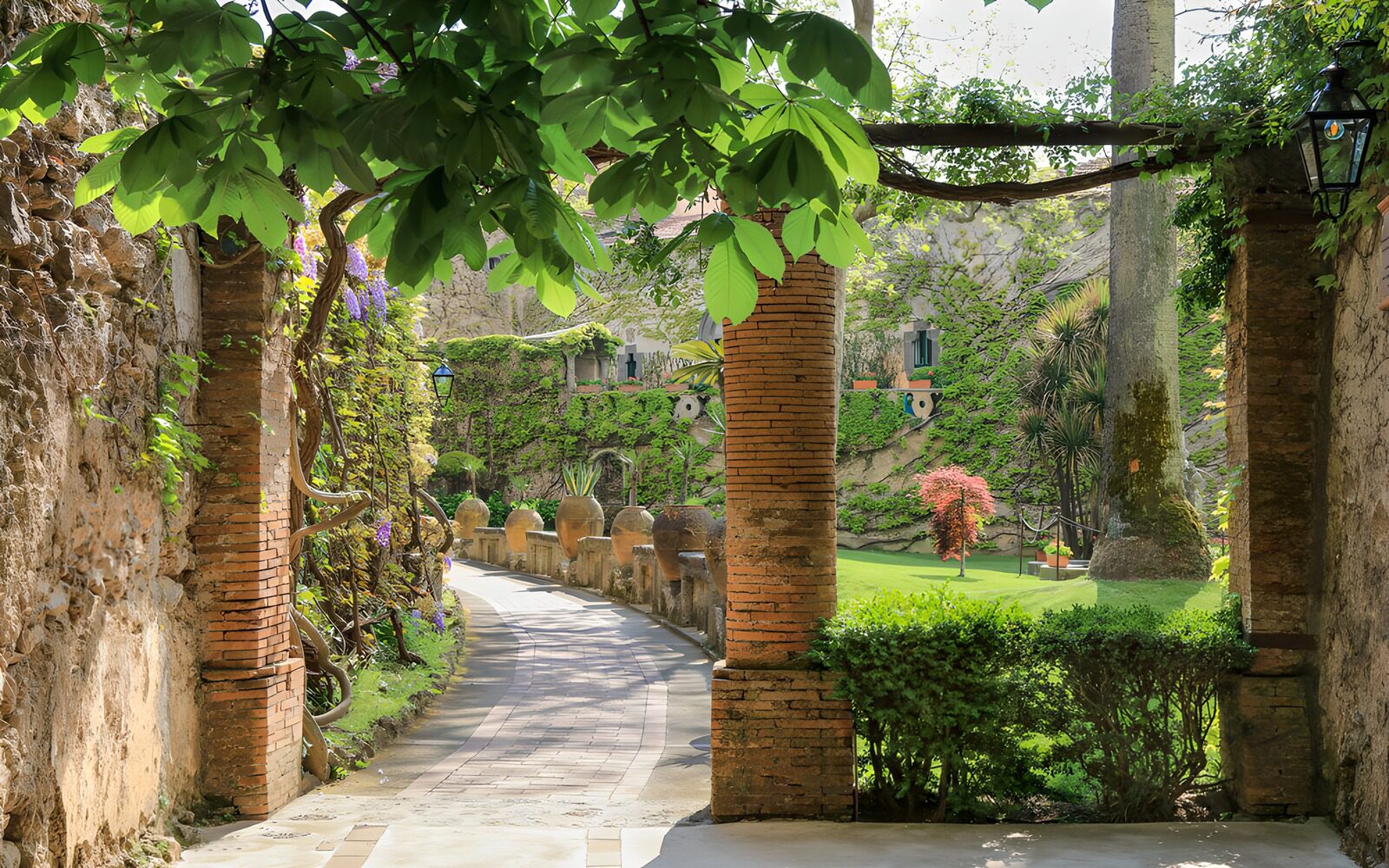 TPES32096: Jardín entre pilares, a la sombra