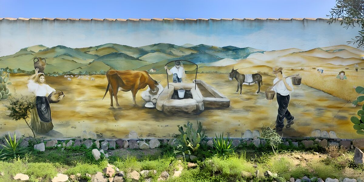 TPES58136: Escena rural junto al pozo