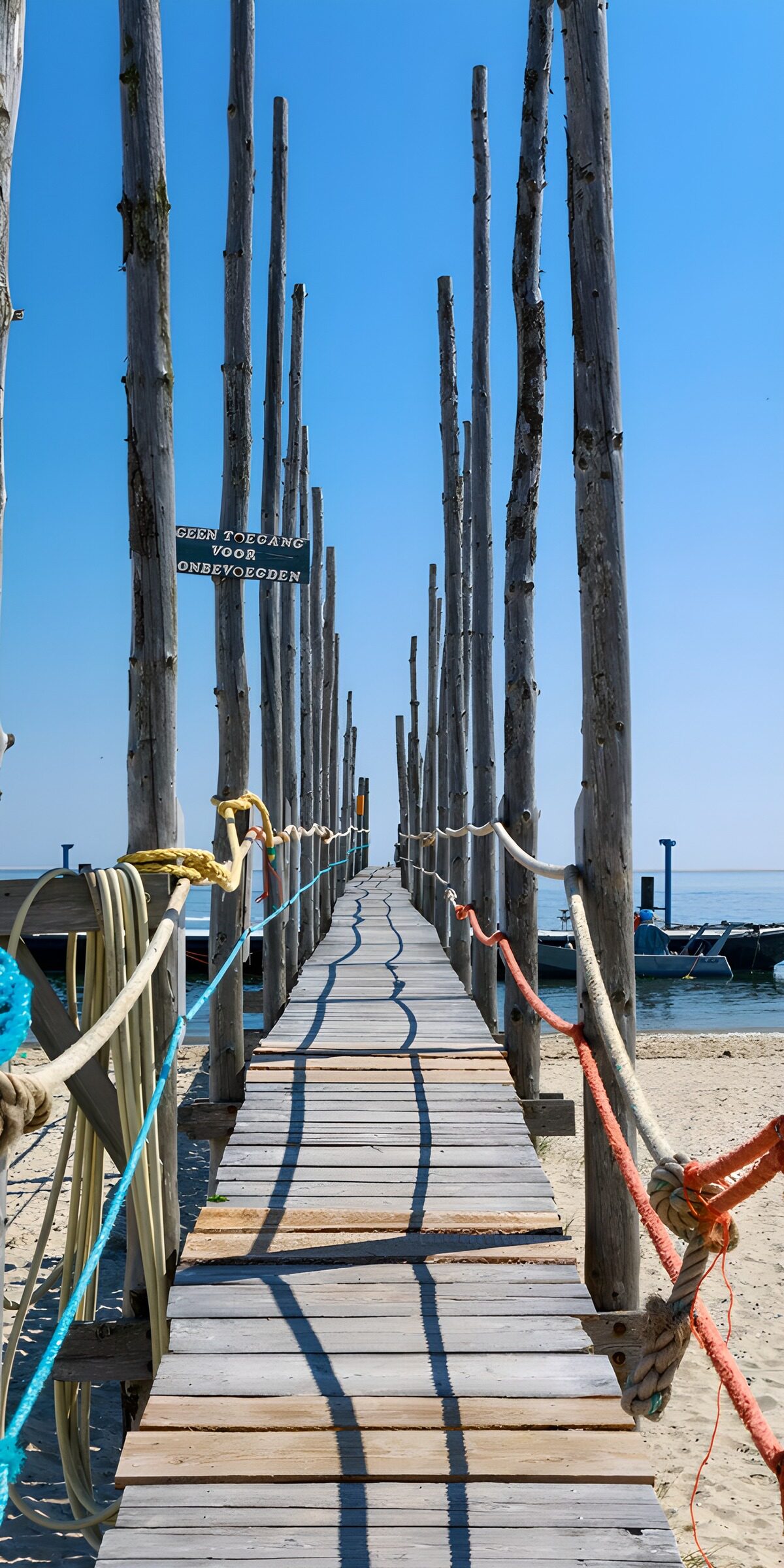 TPES25512: Embarcadero de madera sobre aguas tranquilas