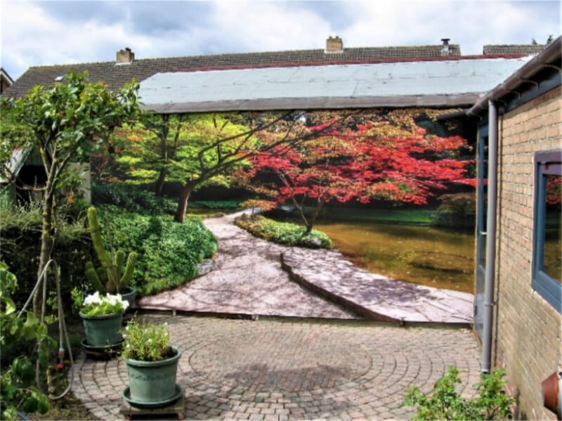 Una pared de jardín más acogedora